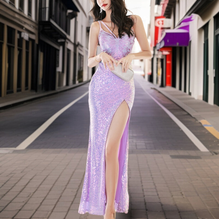 Lucia - High Quality Sequin Evening Dress