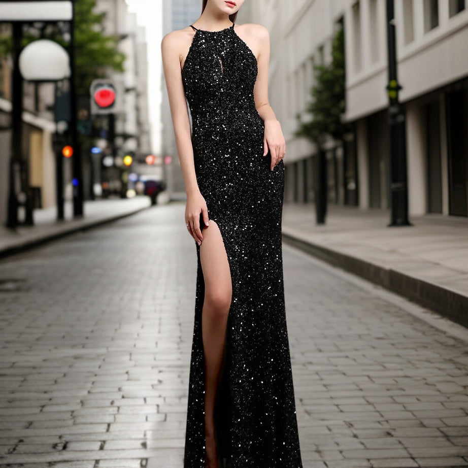 Giulia - Elegant sequin evening dress