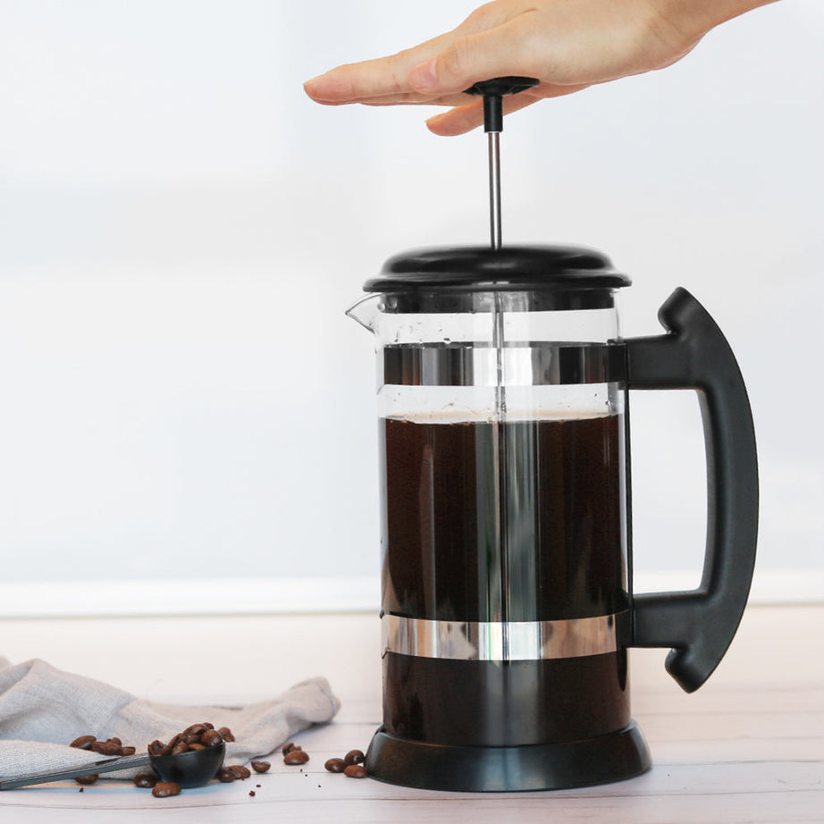 1000 ml French-Press-Kaffeemaschine aus Edelstahl