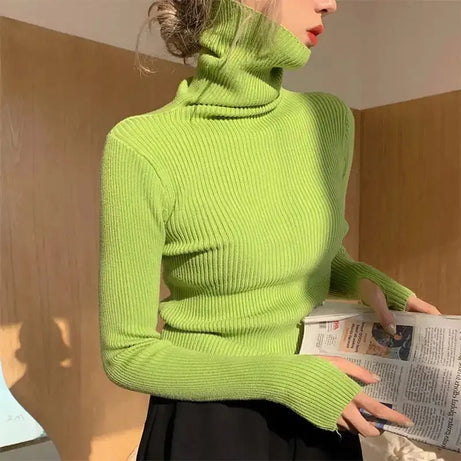 Women's Slim Turtleneck Sweaters