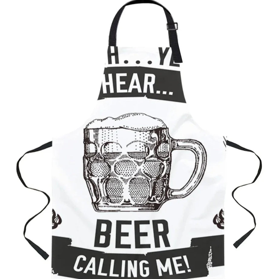 Beer Man Kitchen Apron