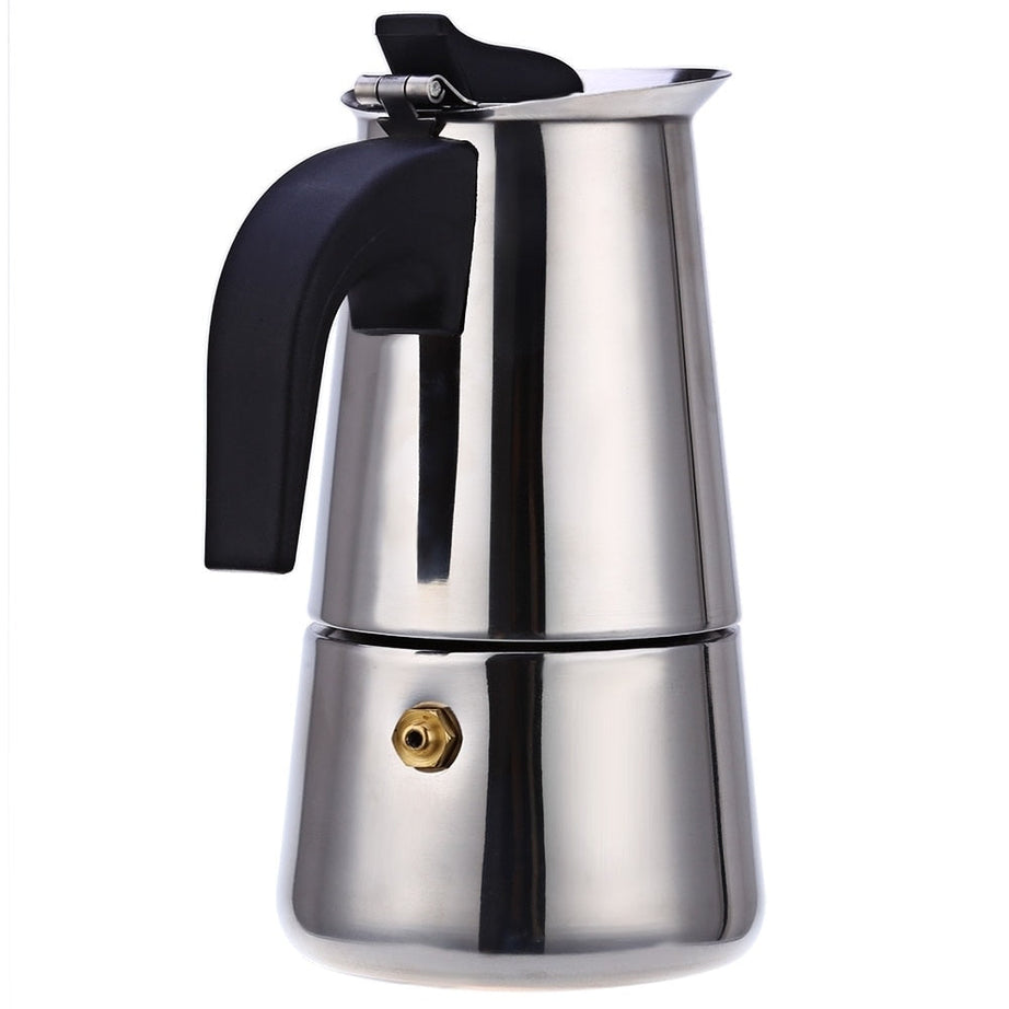 Italienische Kaffeemaschine aus Edelstahl 300ML / 450ML