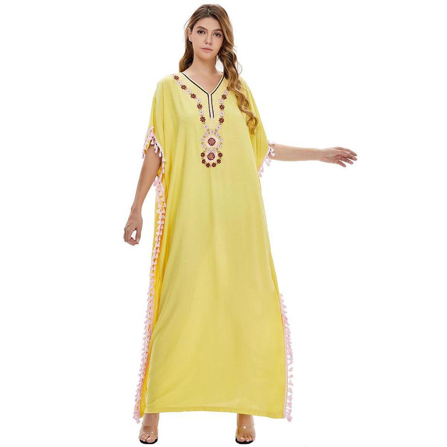 Gandoura Woman Yellow