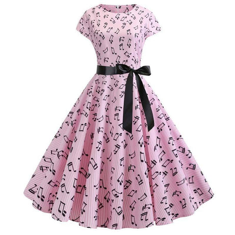 Musical Rose Vintage Dress