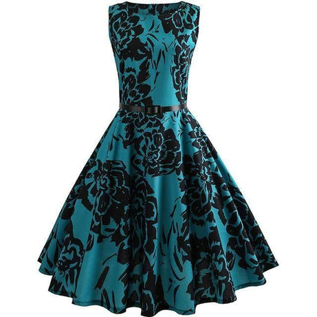 Vintage Rockabilly Evening Dress