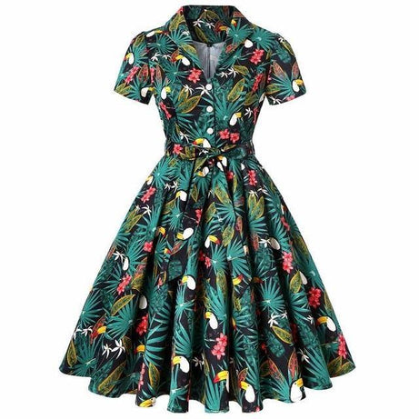 Robe vintage Tropicale