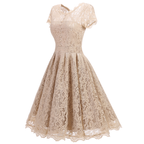 Vintage White Lace Dress