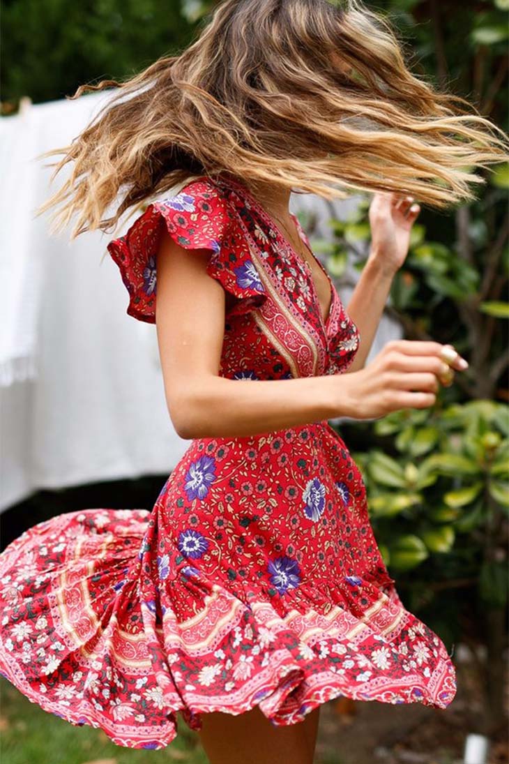 Bohemian Country Chic Dress Lucille
