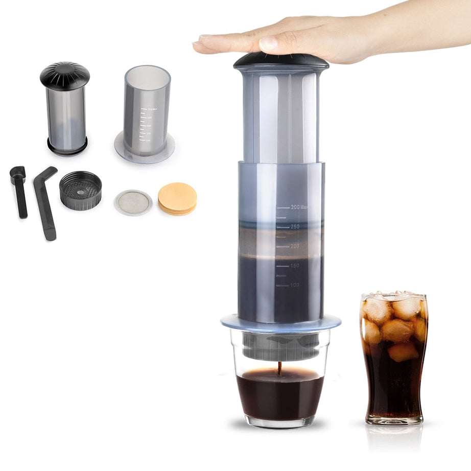 French press coffee maker manual brewing 300ml