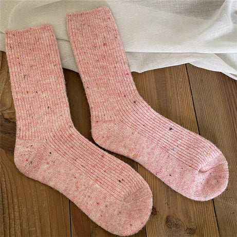 Lange gestreifte Wollsocken für Damen von Vicky