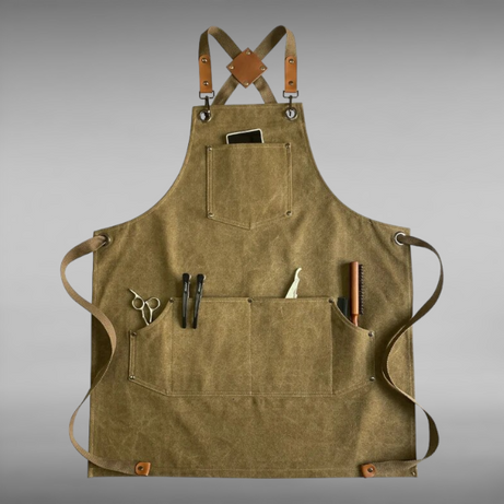 Brown Men's Kitchen Apron