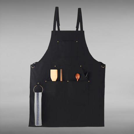 Men's canvas kitchen apron