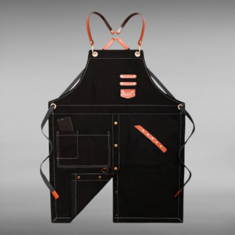 Black Style Men's Kitchen Apron