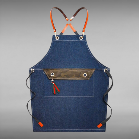 Men's Denim Kitchen Apron for Men