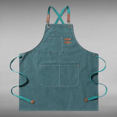 Tablier de Cuisine Homme  Vert