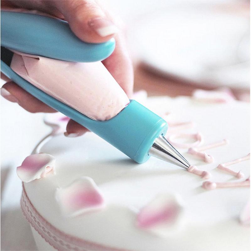 Pastry pen for decorating wedding or birthday cakes