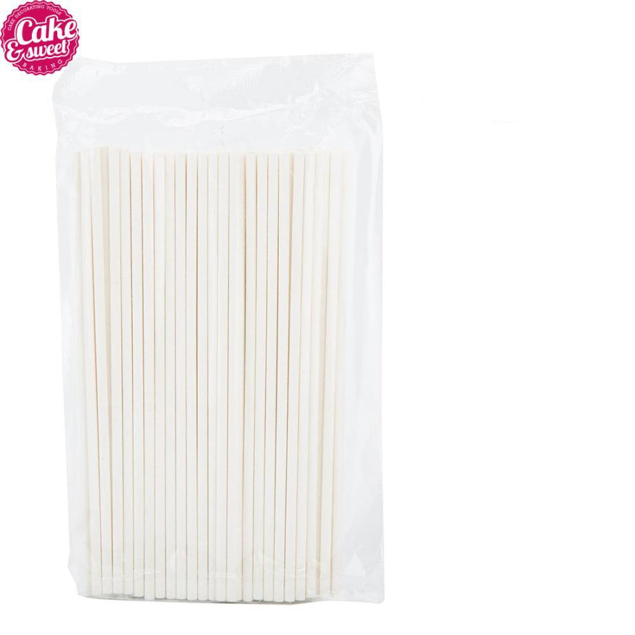 Lot de 100 bâtonnets Cake Pop, taille 10cm