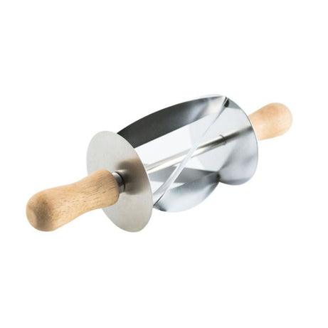 Stainless steel croissant cutter roller