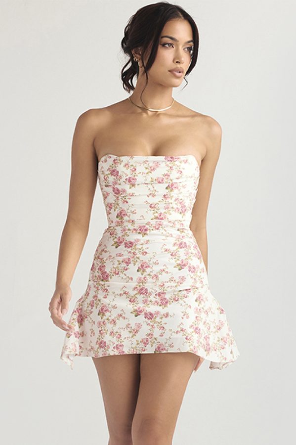 Robe de soirée femme à Fleur