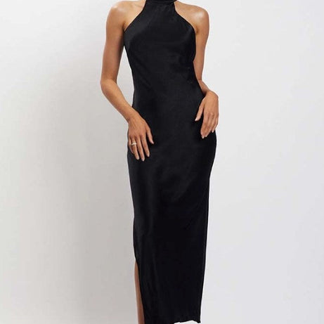 Sexy Black Long Evening Dress