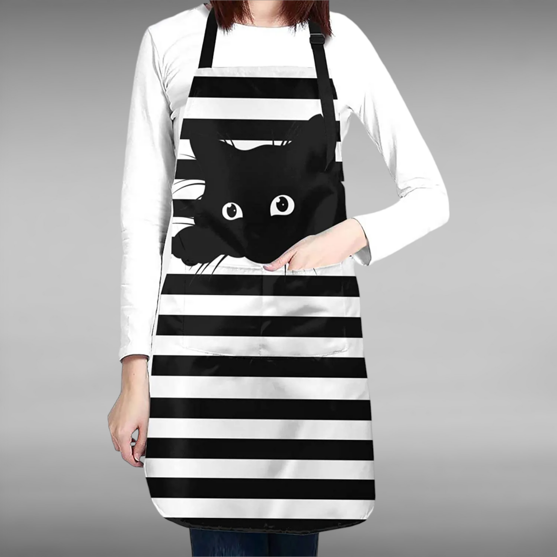 Cat Women's Kitchen Apron