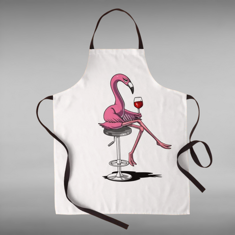 Tablier de Cuisine Femme Flamant Rose