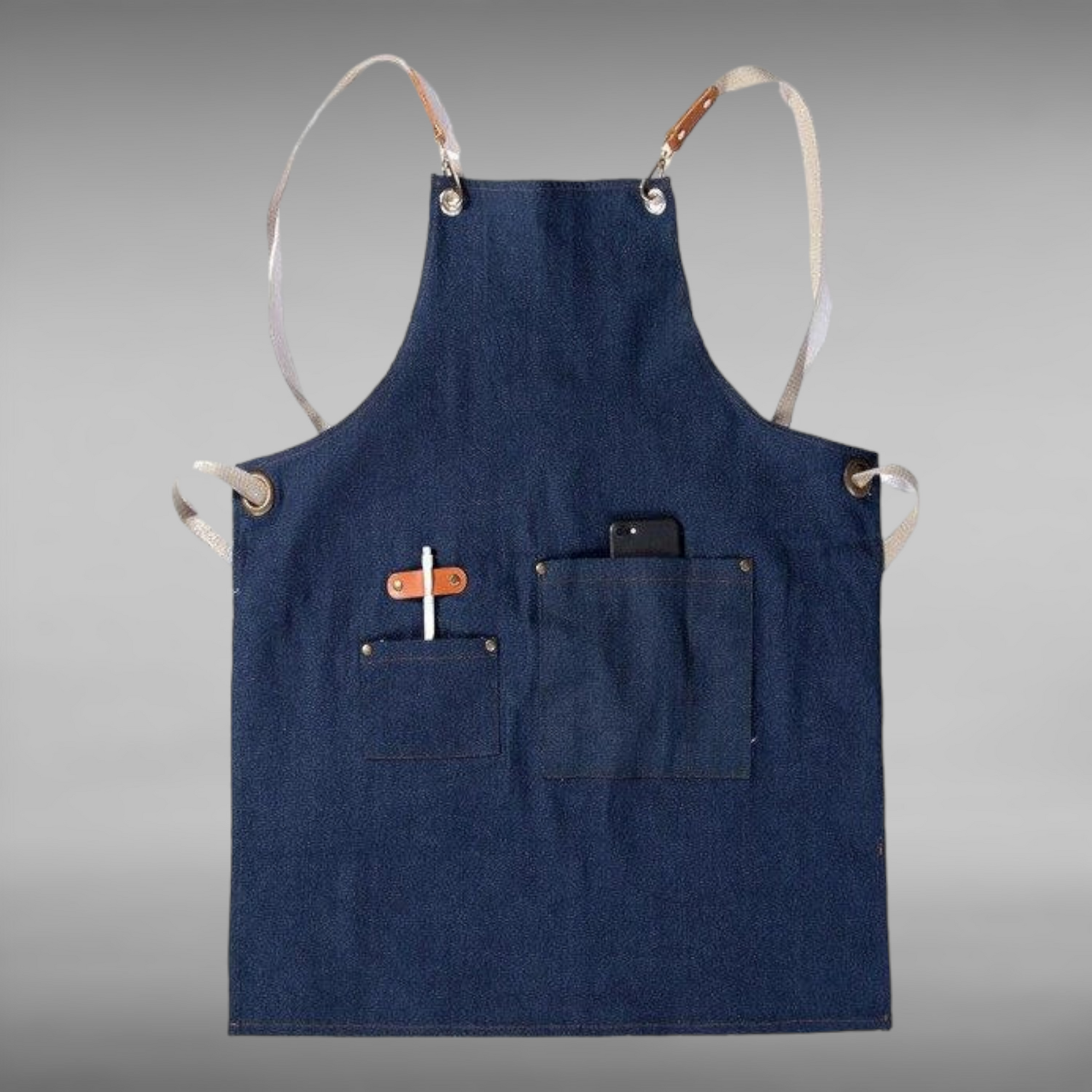 Women's Denim Kitchen Apron