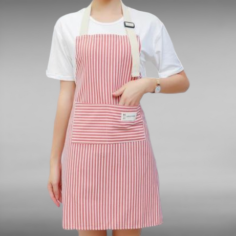 Striped Women's Kitchen Apron