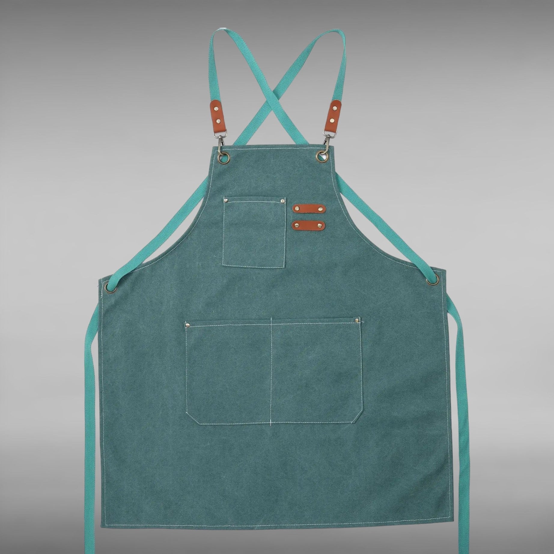 Anise Green Men's Kitchen Apron