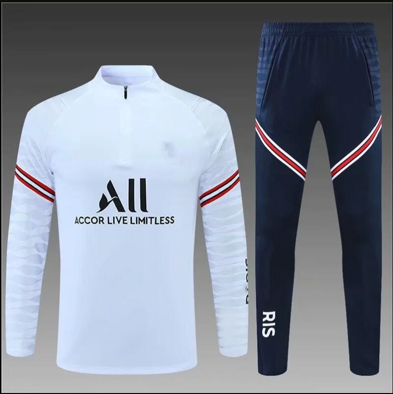 PSG White Tracksuit Set