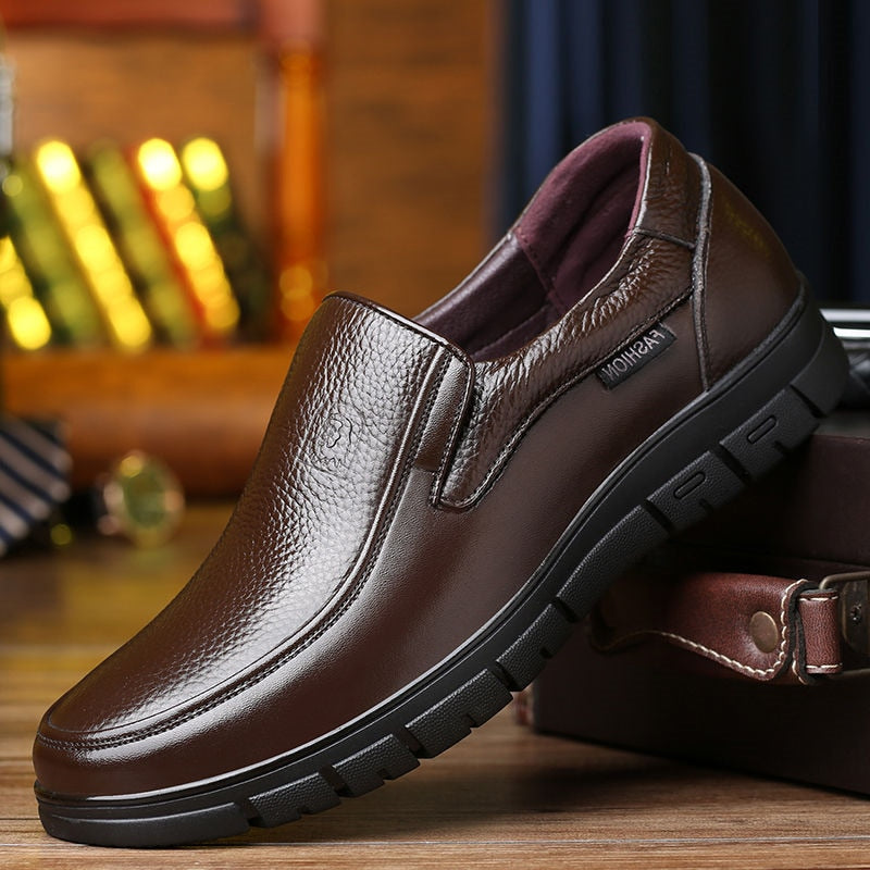 Luxury Casual Leather Shoes for Men Kingo