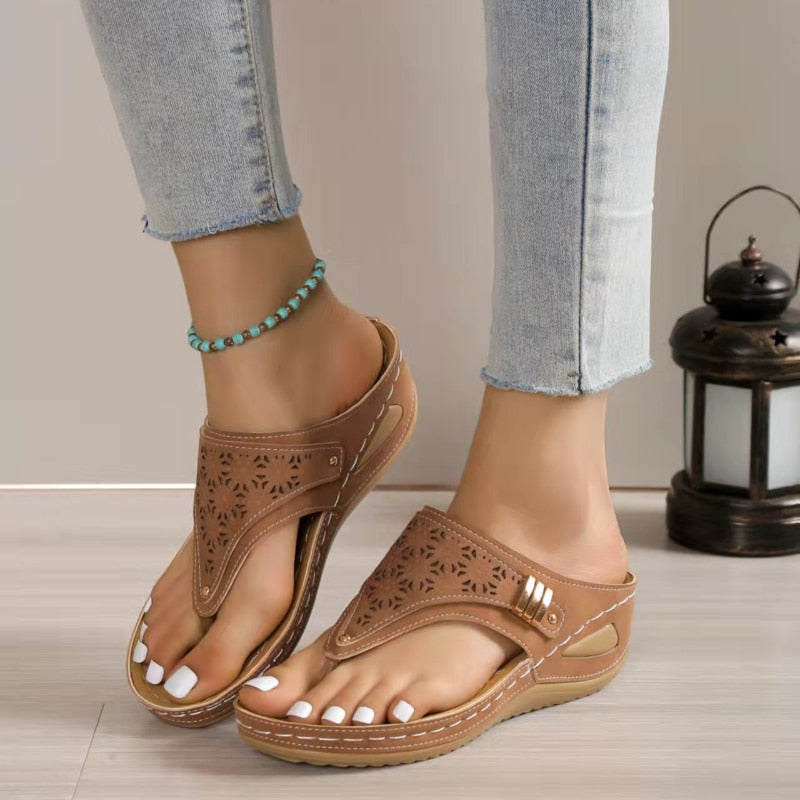 Beach wedge sandals for women - Sill